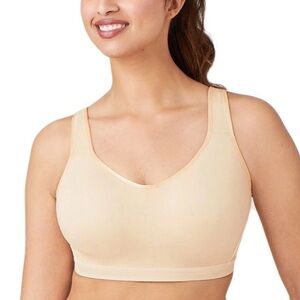 NWOT! Wacoal 855229 Brandi Sport Underwire Beige Tan Bra. Size:34D. Minor mark